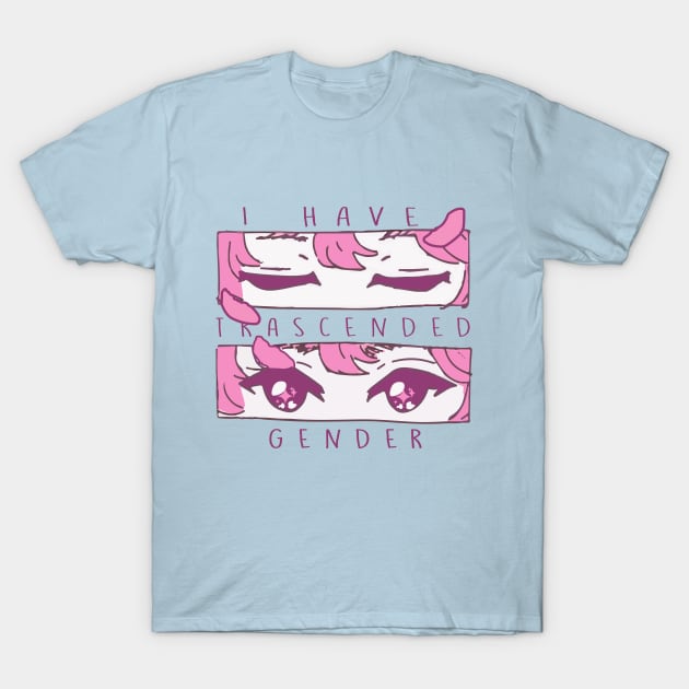 i have trascended gender (trans) T-Shirt by remerasnerds